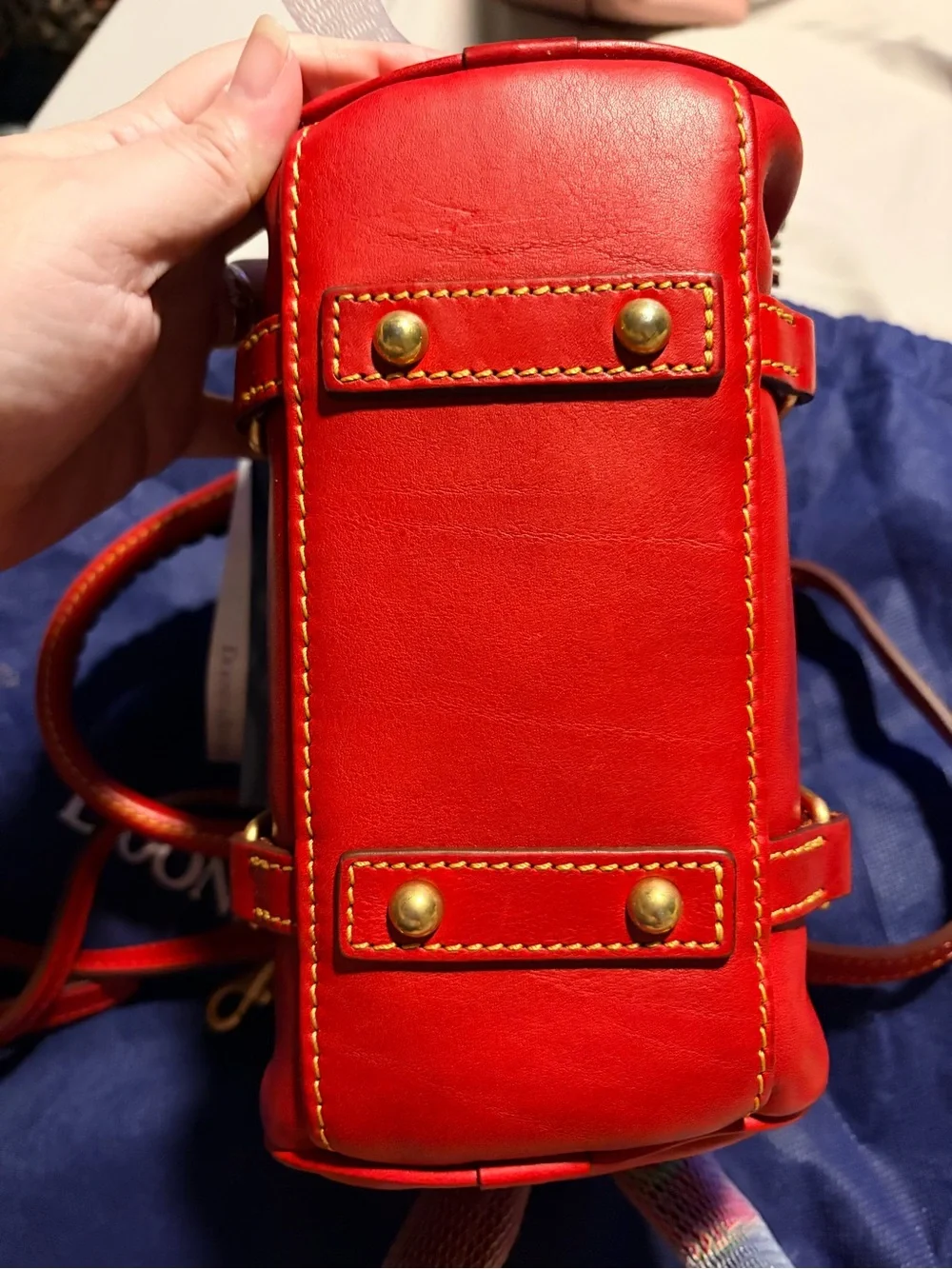 Dooney & Bourke Red Florentine nano satchel OBO